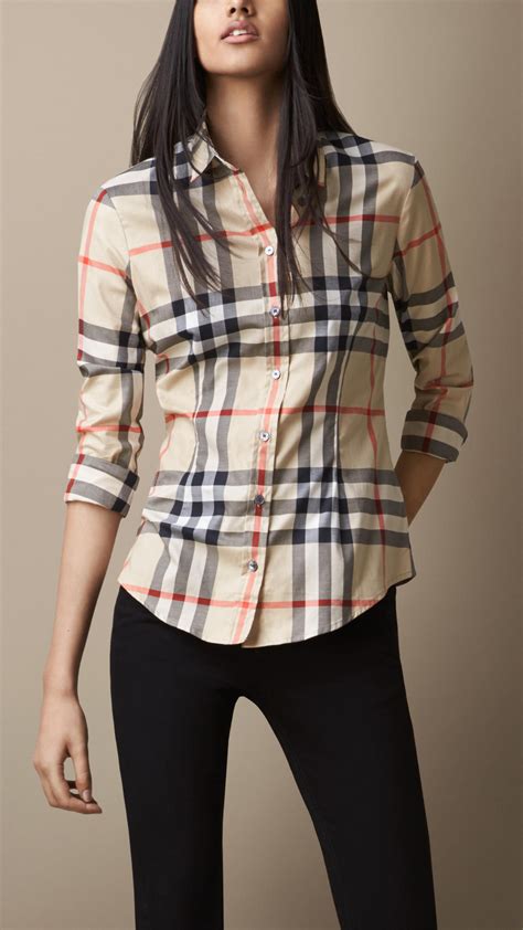 burberry looking shirt|burberry shirts for women.